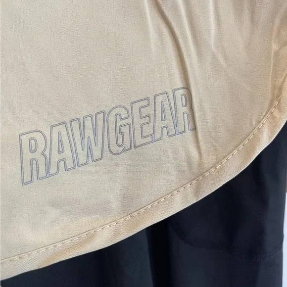 🆕 Raw Gear Men’s Medium Compression Legging Shorts Color-Sand Fast Shipping - Picture 4 of 6